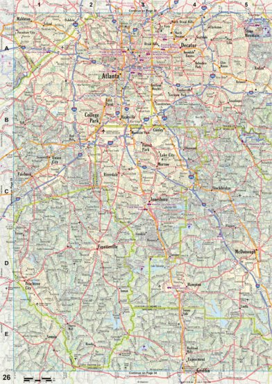Georgia Atlas & Gazetteer - Page 26 Preview 1