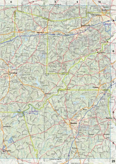 Georgia Atlas & Gazetteer - Page 25 Preview 1