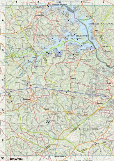 Georgia Atlas & Gazetteer - Page 30 Preview 1