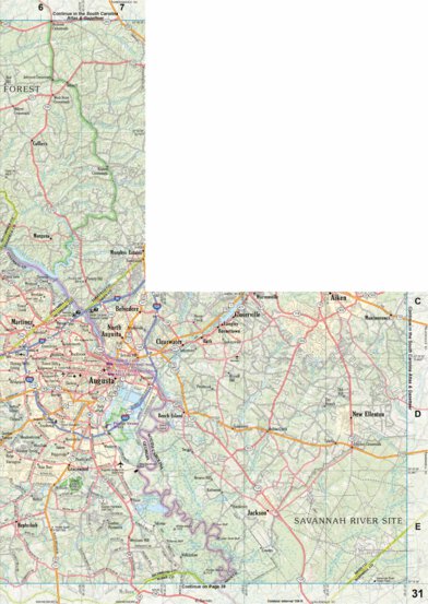 Georgia Atlas & Gazetteer - Page 31 Preview 1