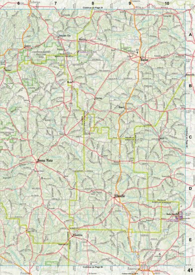 Georgia Atlas & Gazetteer - Page 41 Preview 1