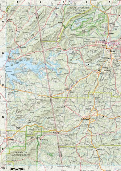 Georgia Atlas & Gazetteer - Page 18 Preview 1