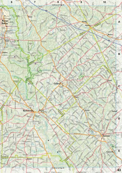 Georgia Atlas & Gazetteer - Page 43 Preview 1