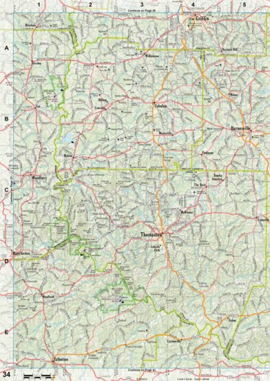 Georgia Atlas & Gazetteer - Page 34 Preview 1