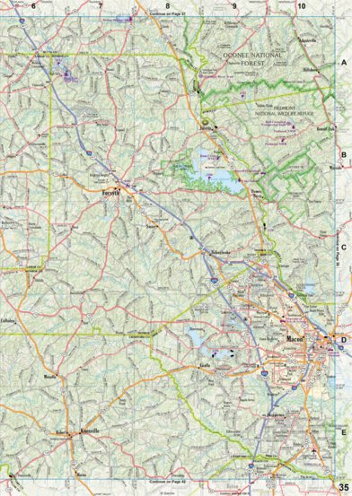 Georgia Atlas & Gazetteer - Page 35 Preview 1