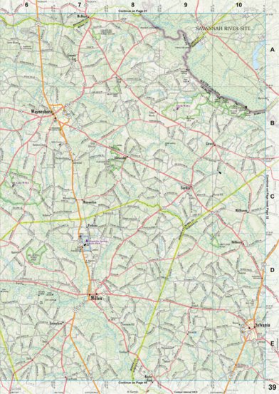 Georgia Atlas & Gazetteer - Page 39 Preview 1