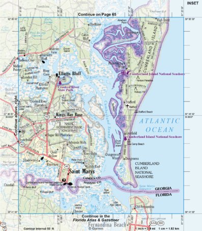 Georgia Atlas & Gazetteer - Page 72 Inset Preview 1