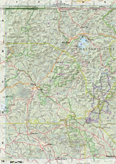 Georgia Atlas & Gazetteer - Page 14 Preview 1