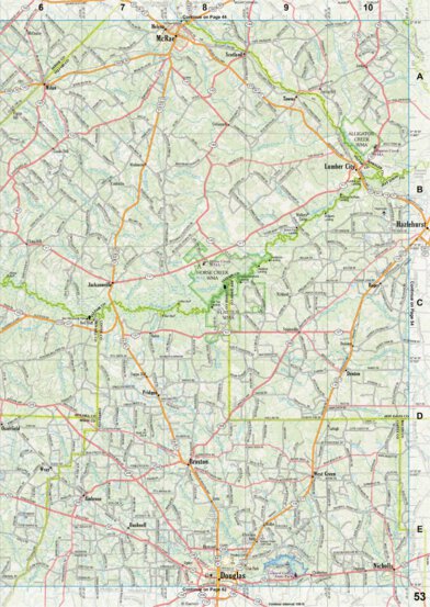 Georgia Atlas & Gazetteer - Page 53 Preview 1