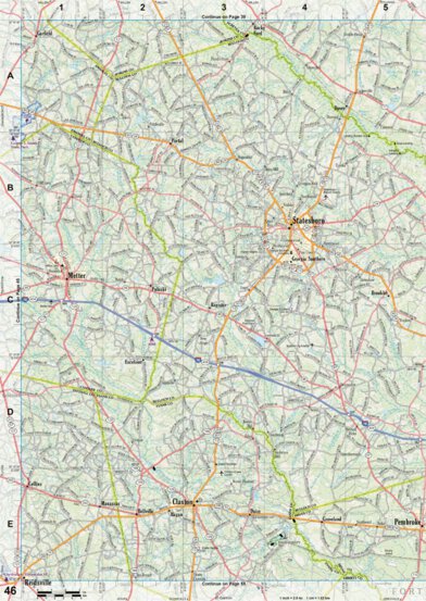 Georgia Atlas & Gazetteer - Page 46 Preview 1