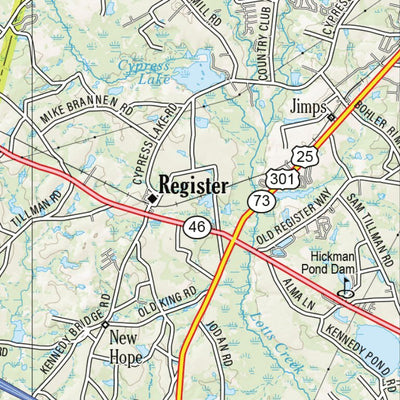Georgia Atlas & Gazetteer - Page 46 Preview 2