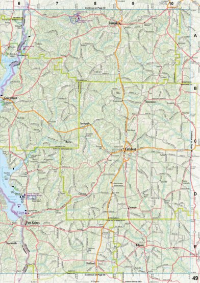 Georgia Atlas & Gazetteer - Page 49 Preview 1