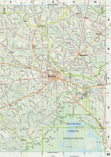 Georgia Atlas & Gazetteer - Page 63 Preview 1