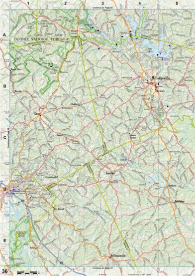Georgia Atlas & Gazetteer - Page 36 Preview 1