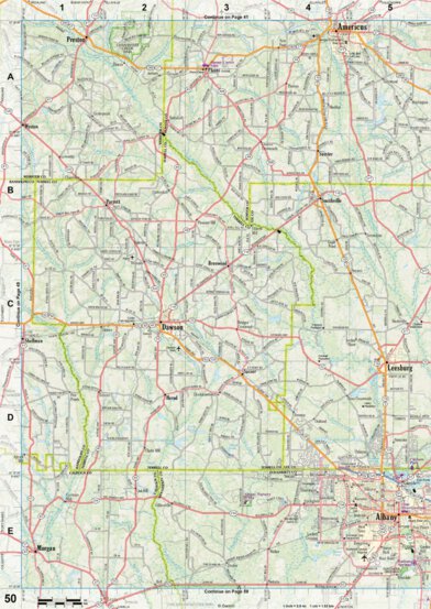 Georgia Atlas & Gazetteer - Page 50 Preview 1
