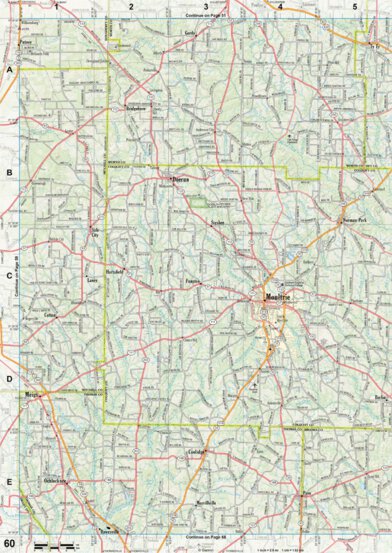 Georgia Atlas & Gazetteer - Page 60 Preview 1