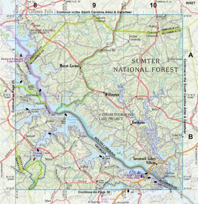 Georgia Atlas & Gazetteer - Page 31 Inset Preview 1