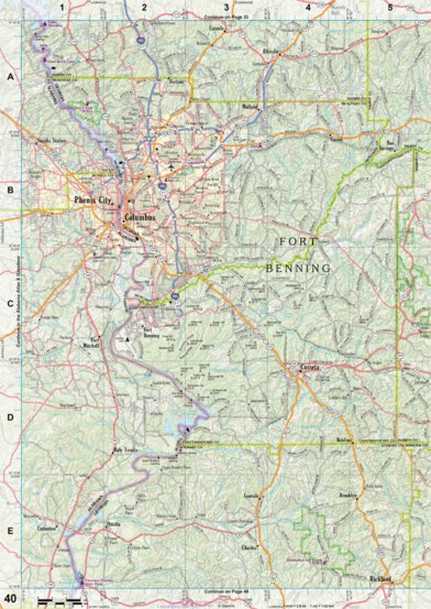 Georgia Atlas & Gazetteer - Page 40 Preview 1
