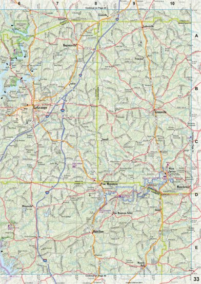 Georgia Atlas & Gazetteer - Page 33 Preview 1