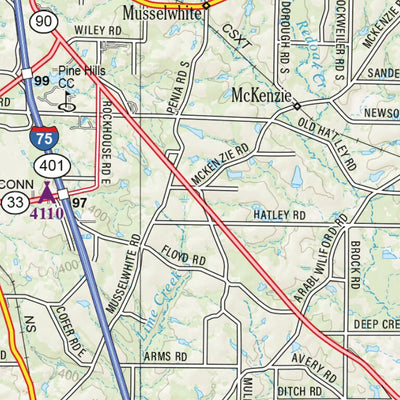 Georgia Atlas & Gazetteer - Page 51 Preview 3