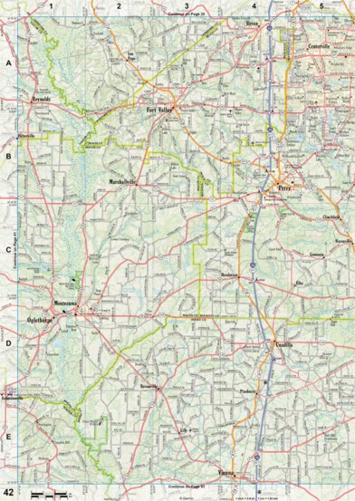 Georgia Atlas & Gazetteer - Page 42 Preview 1