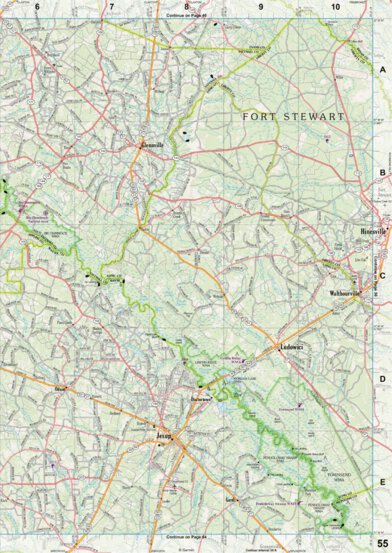 Georgia Atlas & Gazetteer - Page 55 Preview 1