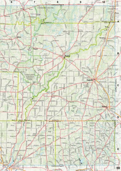 Georgia Atlas & Gazetteer - Page 59 Preview 1