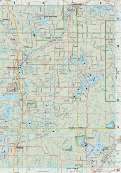 Wisconsin Atlas & Gazetteer Page 25 Preview 1