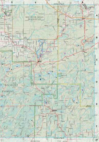 Wisconsin Atlas & Gazetteer Page 27 Preview 1