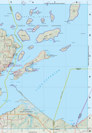Wisconsin Atlas & Gazetteer Page 23 Preview 1