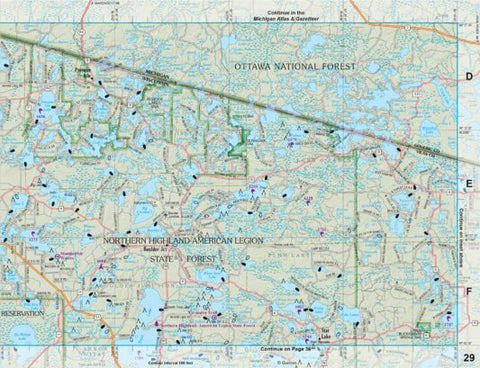 Wisconsin Atlas & Gazetteer Page 29 Preview 1