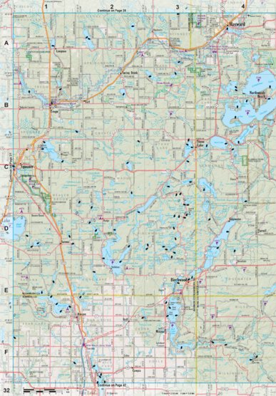 Wisconsin Atlas & Gazetteer Page 32 Preview 1