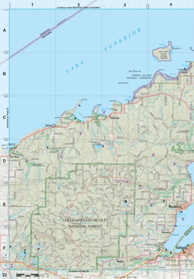 Wisconsin Atlas & Gazetteer Page 22 Preview 1