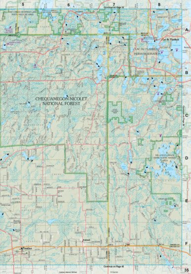 Wisconsin Atlas & Gazetteer Page 35 Preview 1