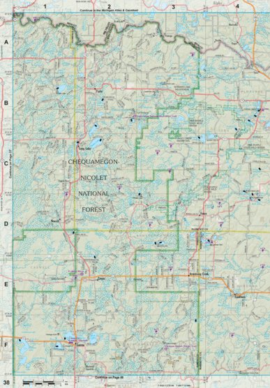 Wisconsin Atlas & Gazetteer Page 38 Preview 1