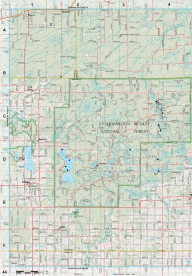Wisconsin Atlas & Gazetteer Page 44 Preview 1