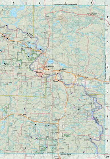 Wisconsin Atlas & Gazetteer Page 39 Preview 1