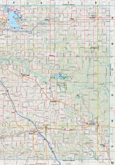 Wisconsin Atlas & Gazetteer Page 55 Preview 1