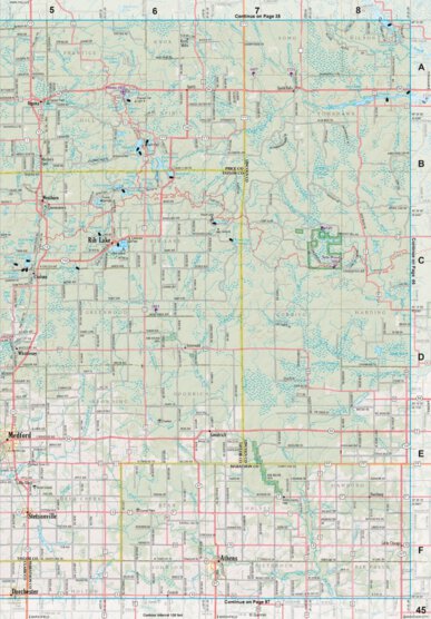 Wisconsin Atlas & Gazetteer Page 45 Preview 1