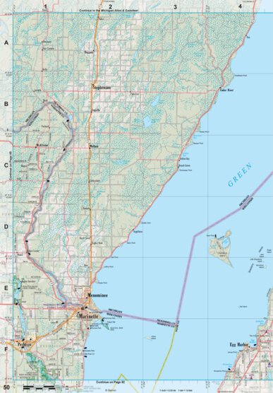 Wisconsin Atlas & Gazetteer Page 50 Preview 1