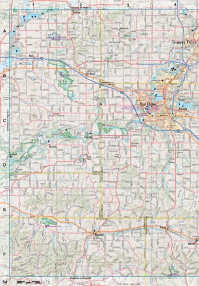 Wisconsin Atlas & Gazetteer Page 54 Preview 1