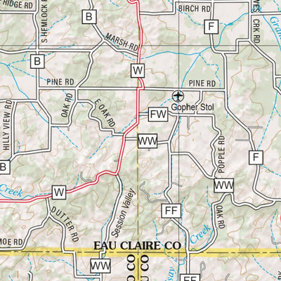 Wisconsin Atlas & Gazetteer Page 54 Preview 3