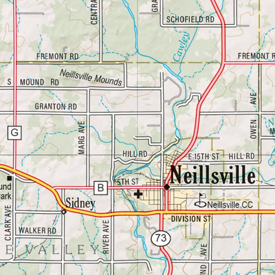 Wisconsin Atlas & Gazetteer Page 56 Preview 3