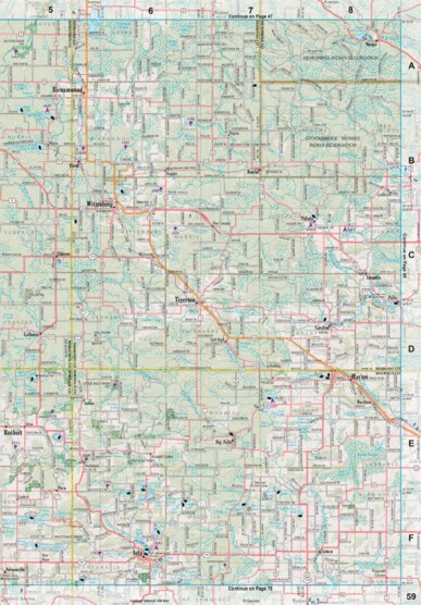 Wisconsin Atlas & Gazetteer Page 59 Preview 1
