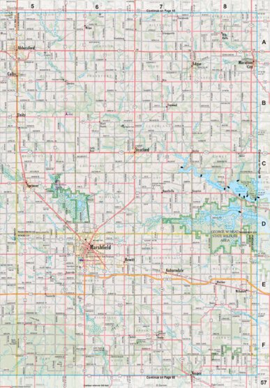Wisconsin Atlas & Gazetteer Page 57 Preview 1