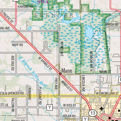 Wisconsin Atlas & Gazetteer Page 57 Preview 3