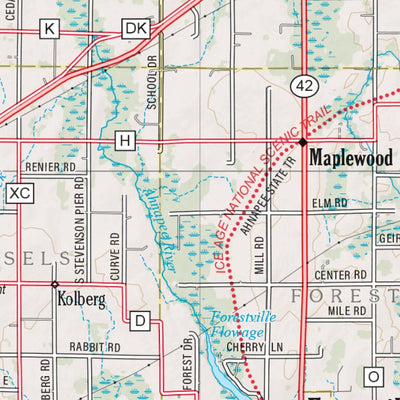Wisconsin Atlas & Gazetteer Page 62 Preview 2