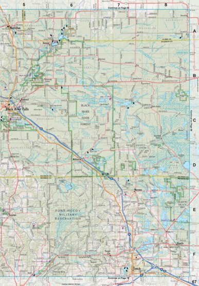 Wisconsin Atlas & Gazetteer Page 67 Preview 1