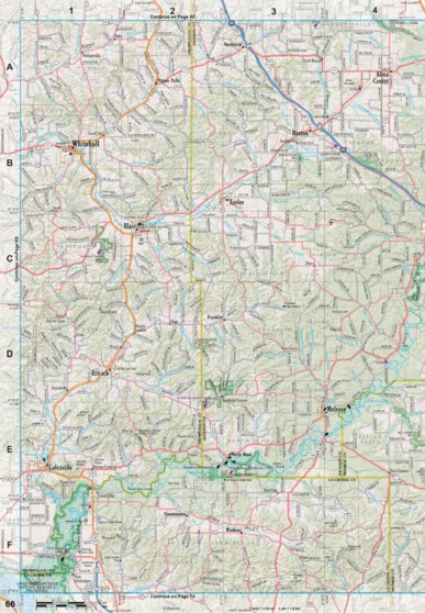 Wisconsin Atlas & Gazetteer Page 66 Preview 1