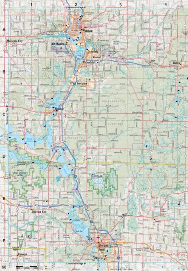 Wisconsin Atlas & Gazetteer Page 58 Preview 1